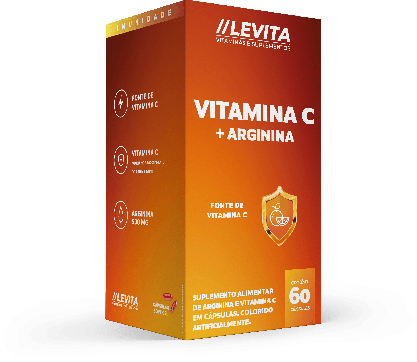 VITAMINA C + ARGININA LEVITA  C/ 60 CAPS